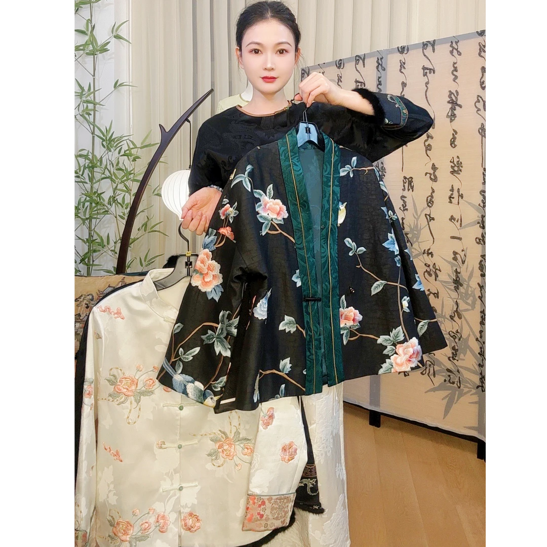 琬琬严选【孤品2】香云纱宋锦（听主播报号）Z