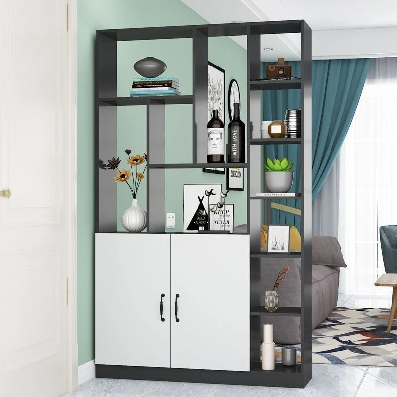 玄关鞋柜一体进门家用客厅屏风隔断简约现代门厅酒柜置物架储物柜
