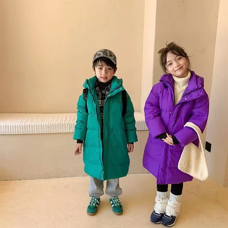 2024年新款棉衣中长款儿童