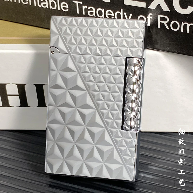 朗爵斯特大小切割线款精选朗声打火机新颖奢华耐用高档优质一体机