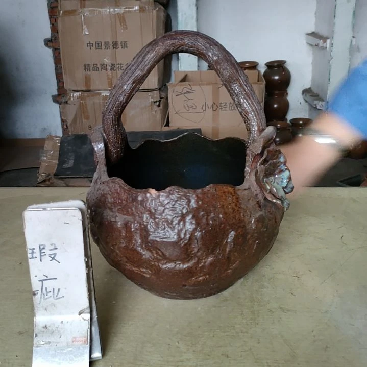 紫砂花盆无孔瑕疵257777777774