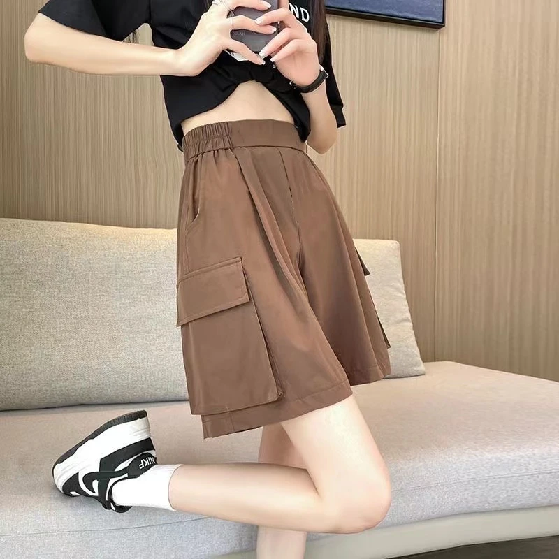 【清仓】胖mm200斤加肥加大码女装五分裤女夏季胖妹妹休闲阔腿裤女