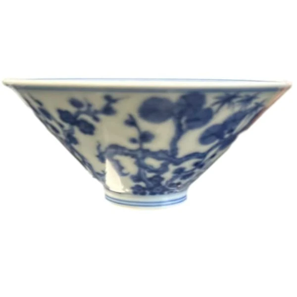 C00388 清 青花斗笠杯