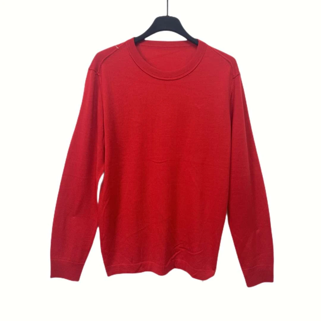 圆领纯色打底时尚男士针织百搭毛衫(男装)A008