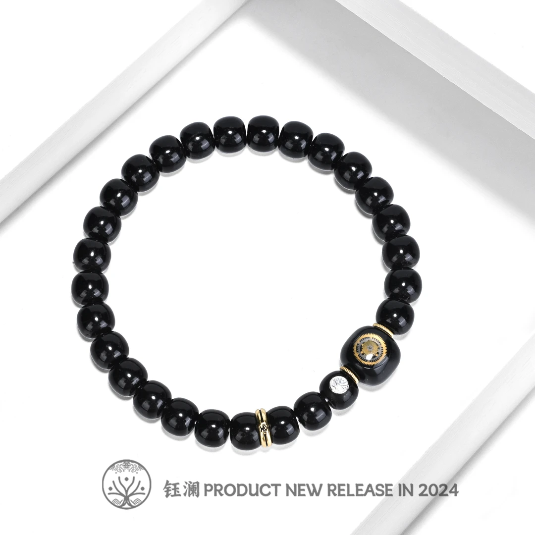 【周周】乌木8*7+齿轮搭配款-百搭精工男女同款