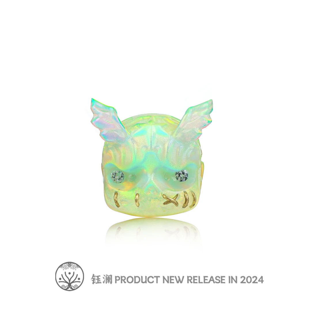 钰澜文玩【周周】培育欧泊-天使呆12mm左右