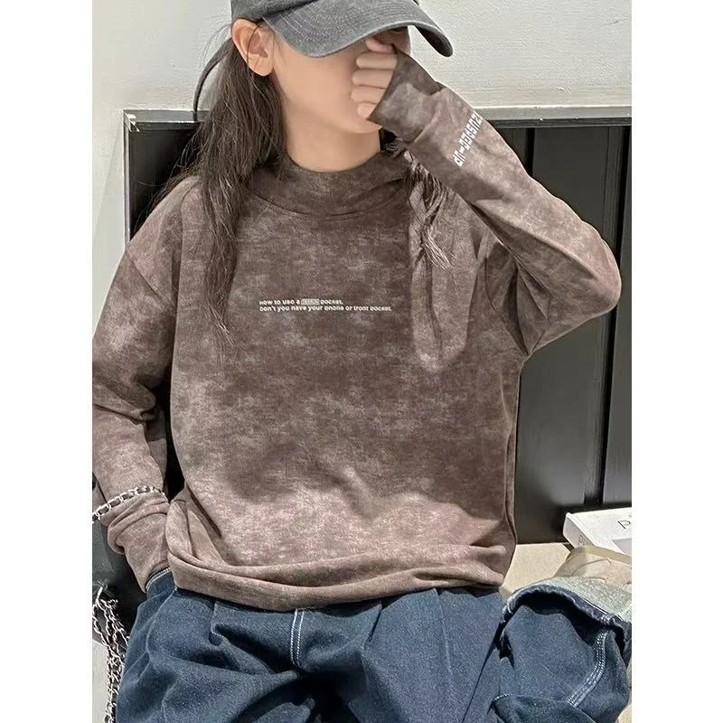 晕染款潮流百搭加厚打底衣【不挑花型随机发】