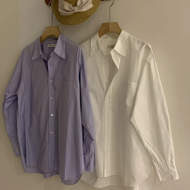 老板娘推荐【福利】设计师小众长袖百搭系带短款女士衬衫61002