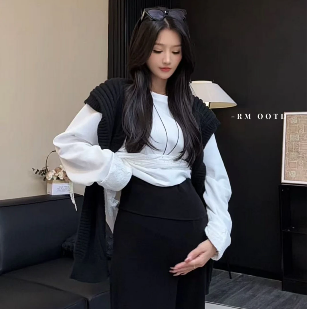 肉麻定制高腰显瘦阔腿裤