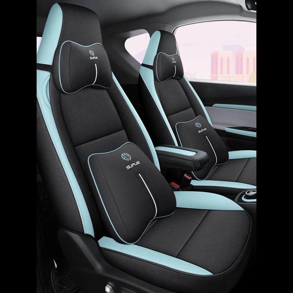 19-24款奇瑞小蚂蚁座椅套EQ1专用车座套全包电动汽车坐垫四季卡通