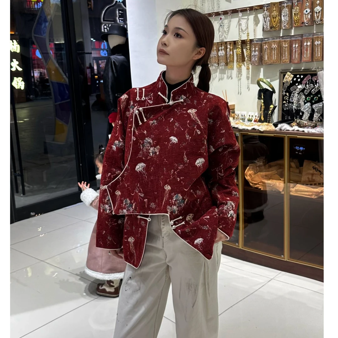 【卓日雅】9934民族风中性风男女同款卫衣外套