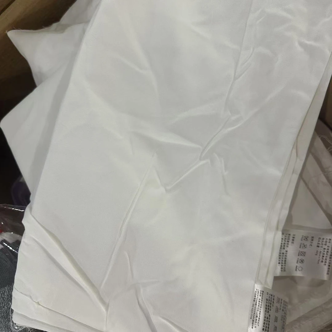 B5 白色棉质大开口枕套48*74发2对