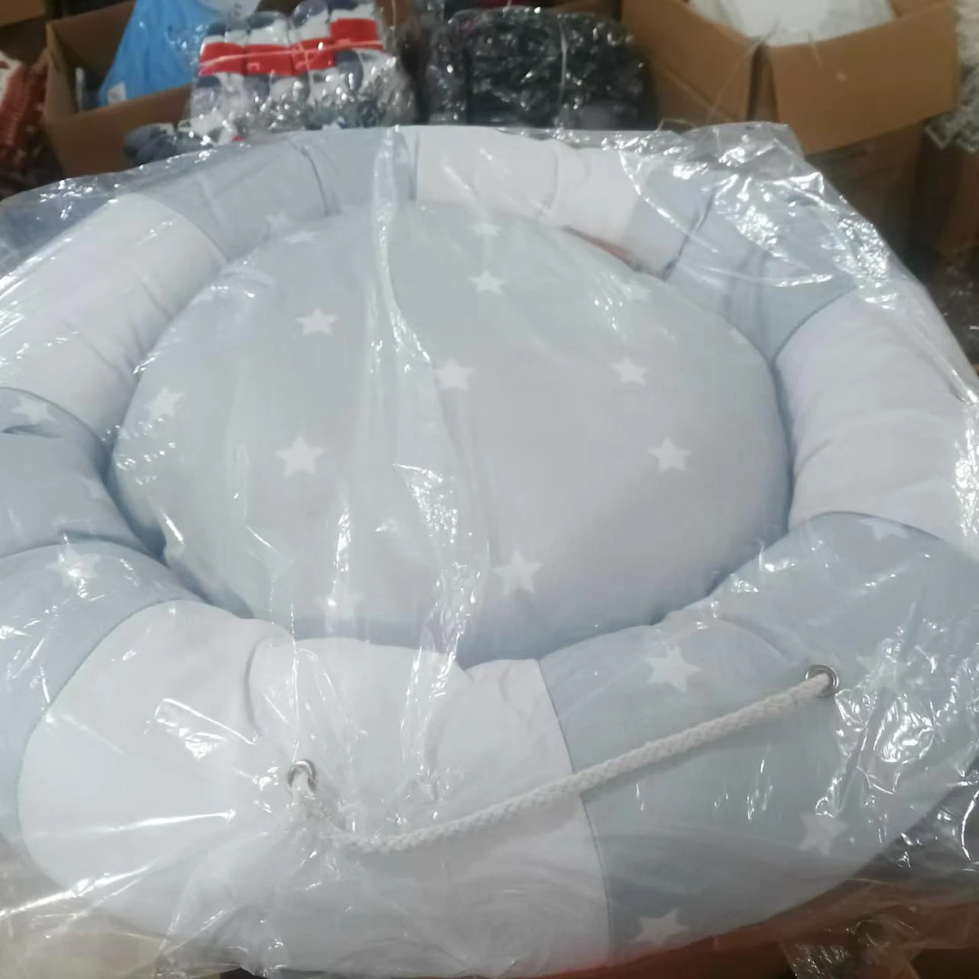 AA浅蓝灰救生圈宠物窝直径60发1