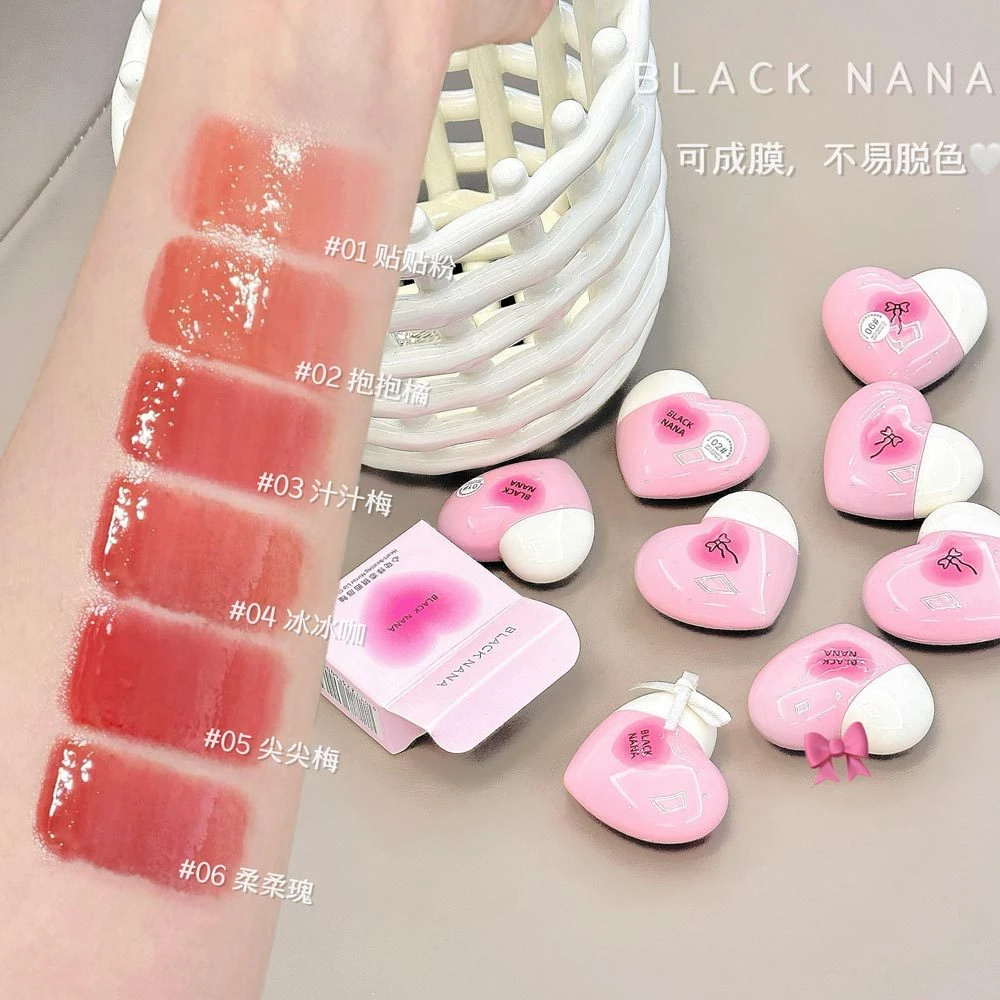 BLACKNANA心动悸恋镜面唇釉 纯欲伪素颜口红持妆韩系嫩妹水光唇彩