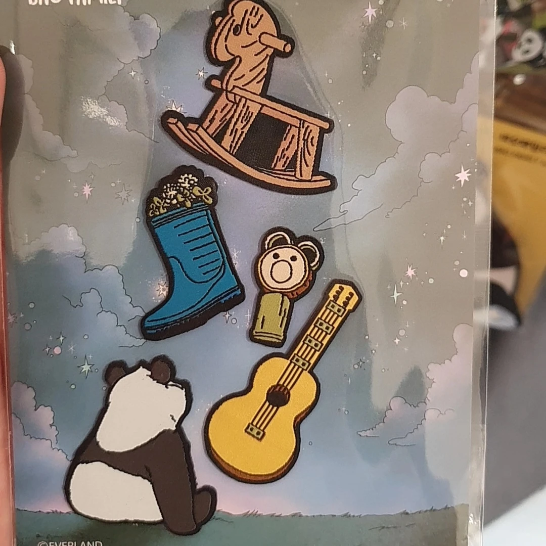 宝家族快闪周边福宝看星星布贴纸