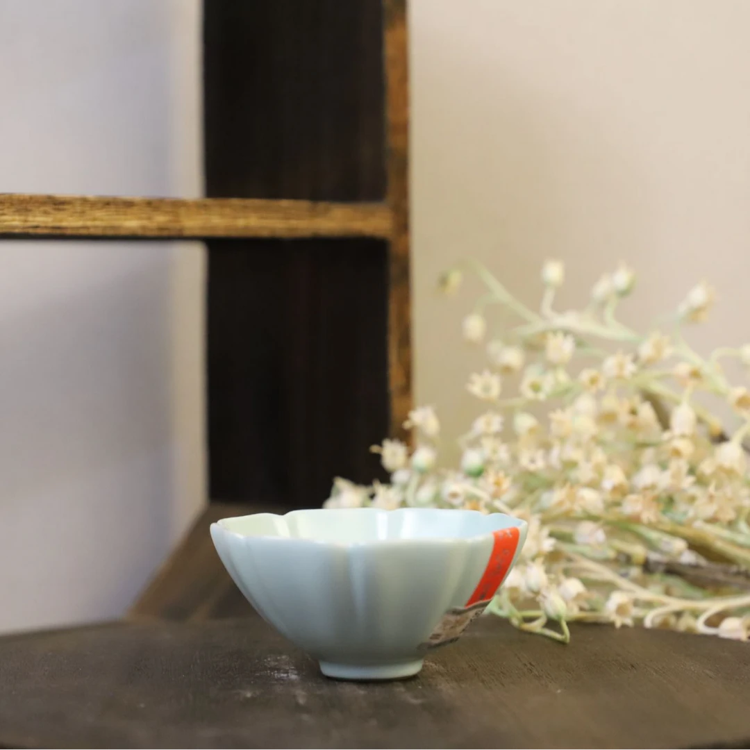 元本道天青汝窑八角杯