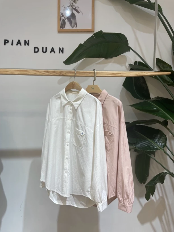 PD2024秋时尚休闲宽松衬衫外套P4A331059C01–499P