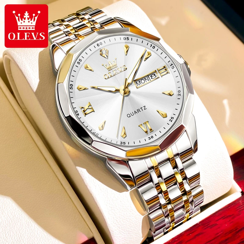 欧利时新款男士手表男款正品牌防水商务时尚高档潮流石英表全自动