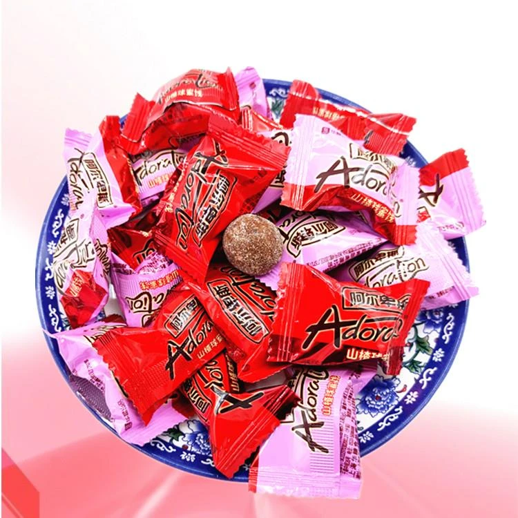 阿尔卑斯山里果山楂球果糕蜜饯类山楂制品500克婚庆喜宴休闲零食