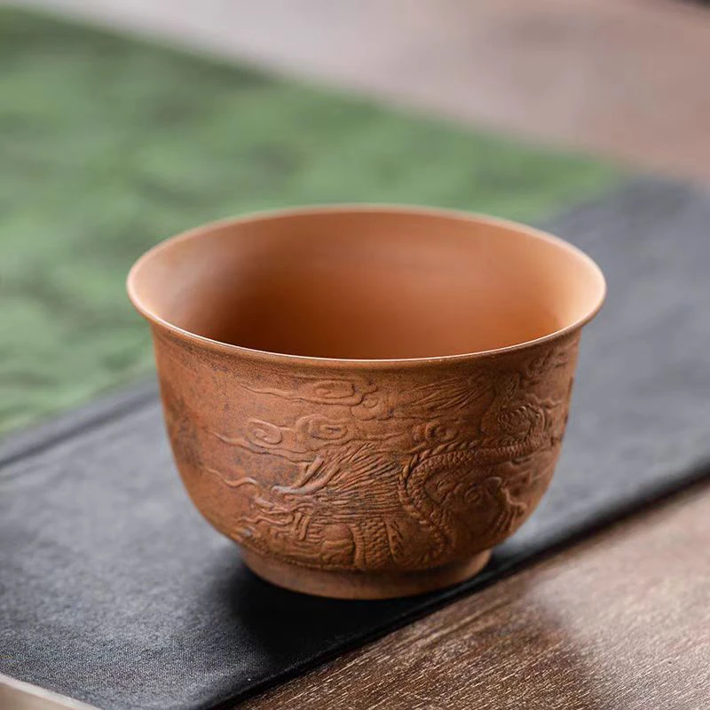 G2056慢山功夫茶具单杯个人专用高档高端一人用主人杯茶杯