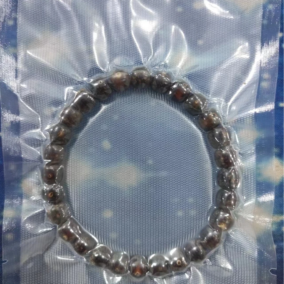 495号 黑金星月菩提手串（0.7cm*0.8cm）