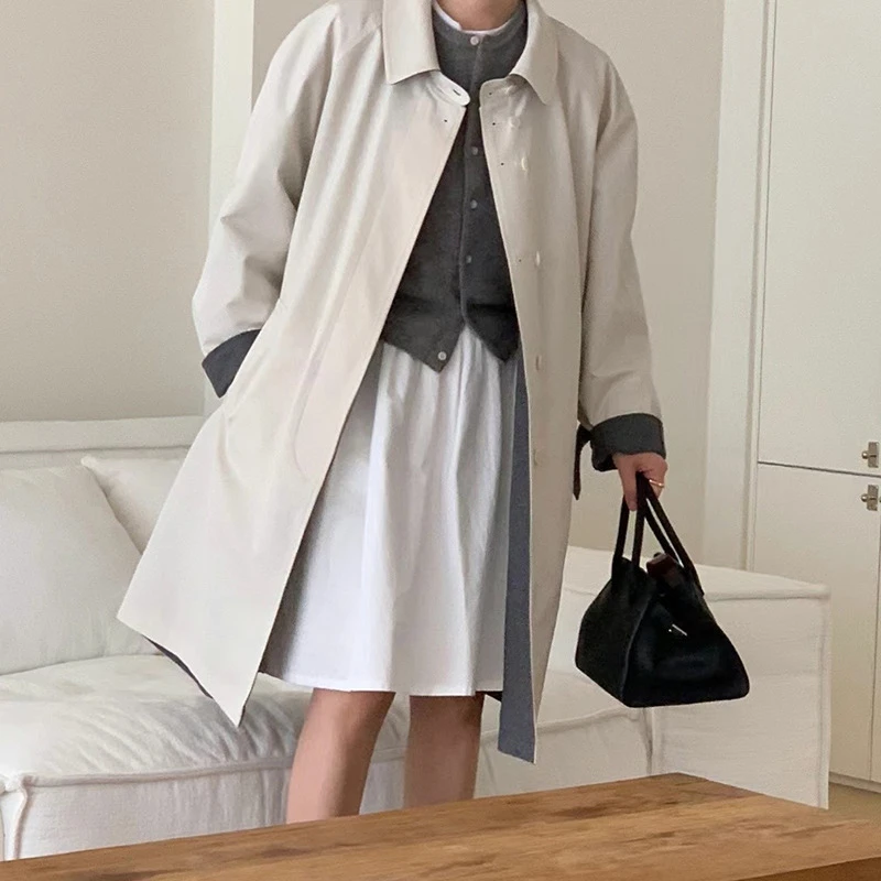 【泡菜】-秋冬新款小众时髦洋气通勤百搭双面穿外套