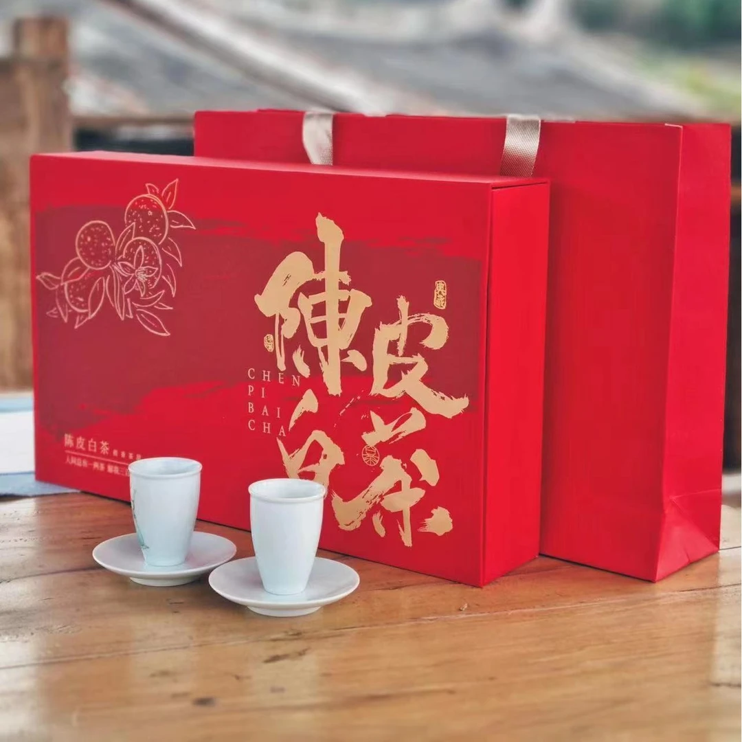 2024新茶福建正宗陈皮白茶-摆泡礼盒装一套200克