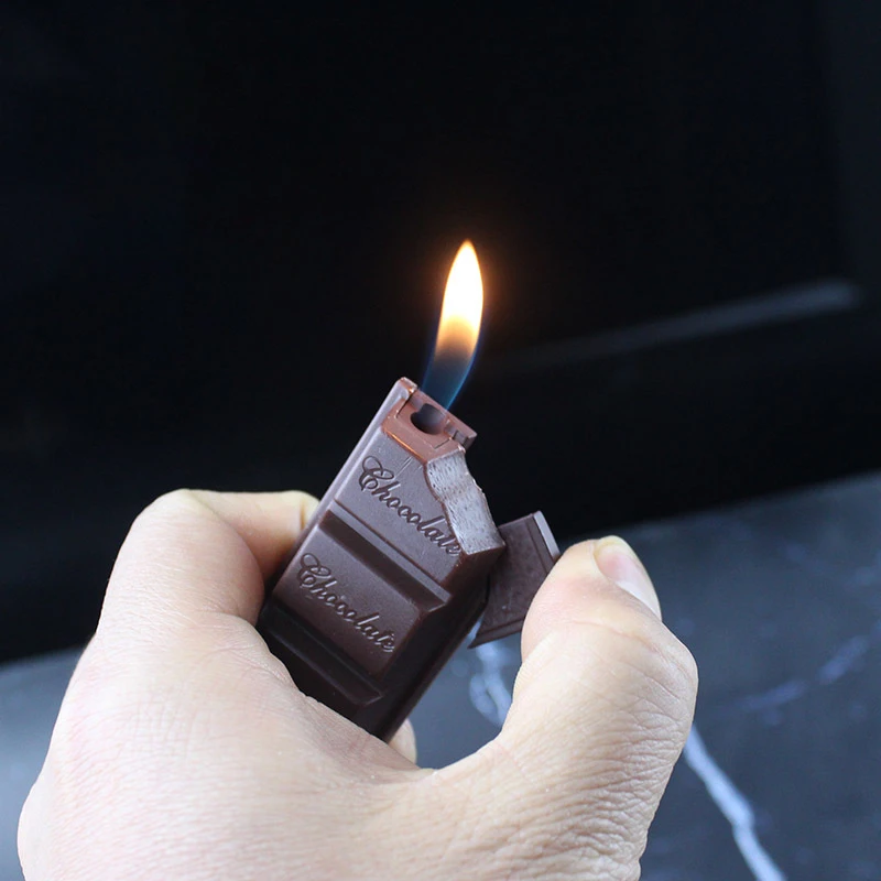巧克力模型打火机创意个性整人搞怪网红新奇特个性创意创新潮玩