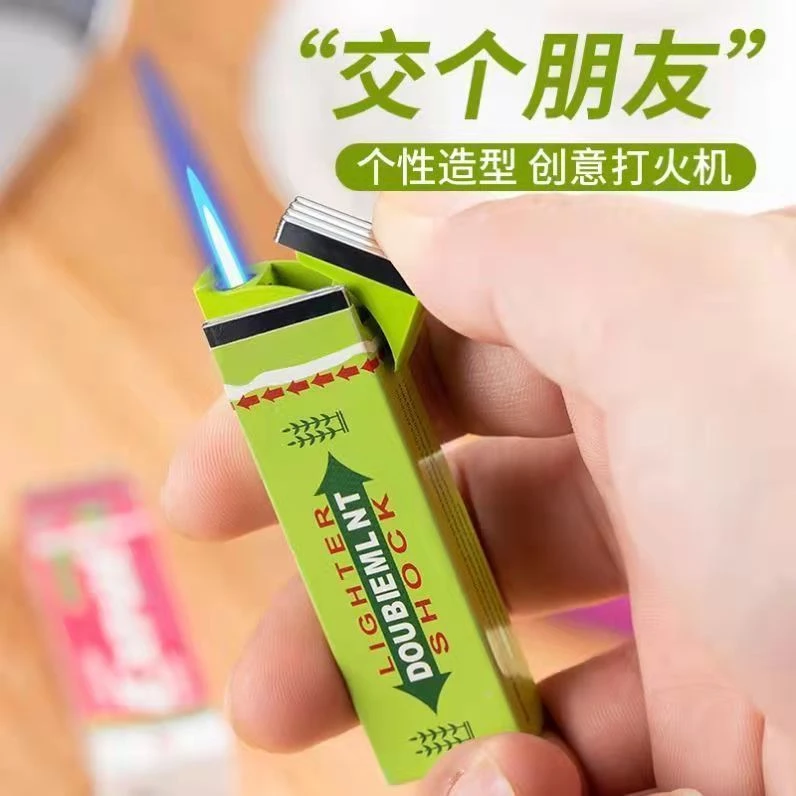 （百变火机）口香糖奇葩打火机迷你模型摆件个性防风可爱送潮玩有趣