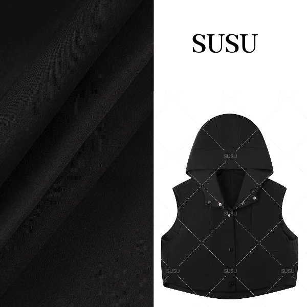 SuSu 2024早秋工装连帽经典百搭马甲