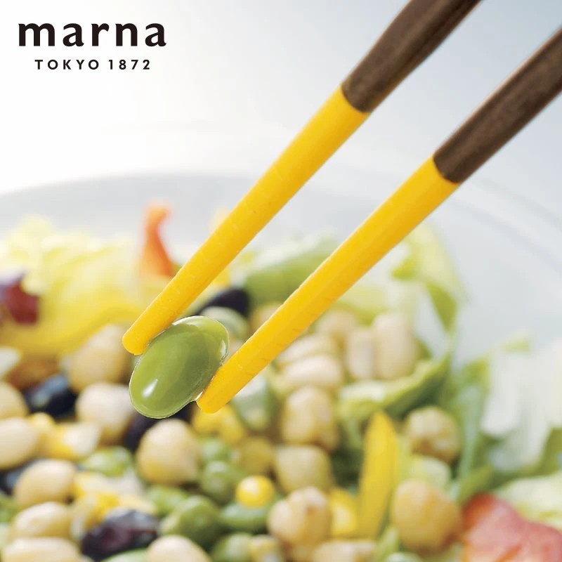 MARNA高档硅橡胶 公筷防霉筷子防滑筷长柄防烫筷子食品级长筷子