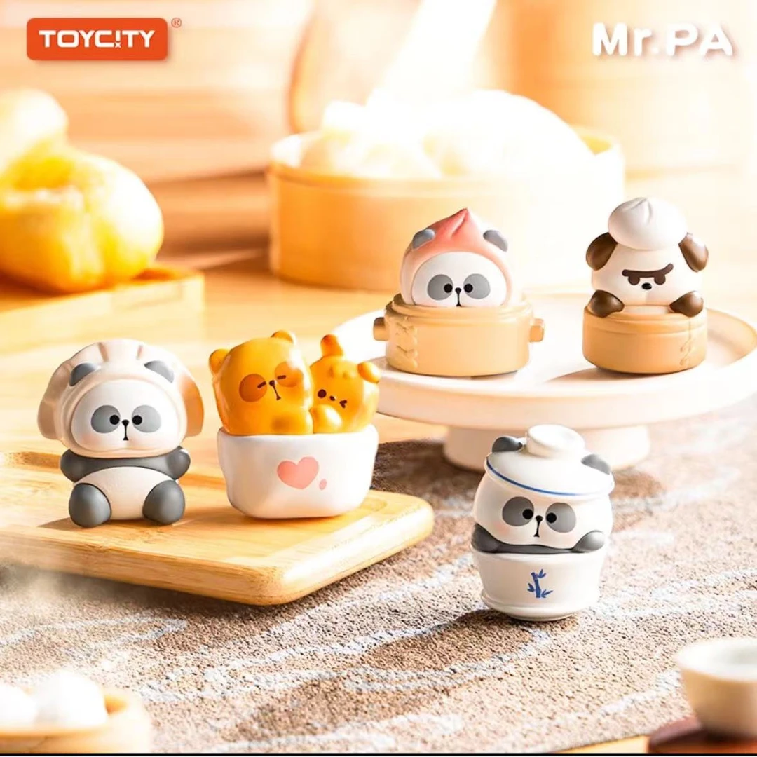 (拆盒)耙老师中华大饭店熊猫贴贴乐系列周边冰箱贴