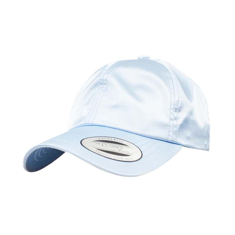 YUPOONG-6245SC仙女帽偏低软顶绸缎鸭舌帽帽子时尚休闲帽