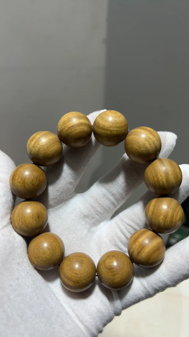 老料绿檀手串2.0 X12定制