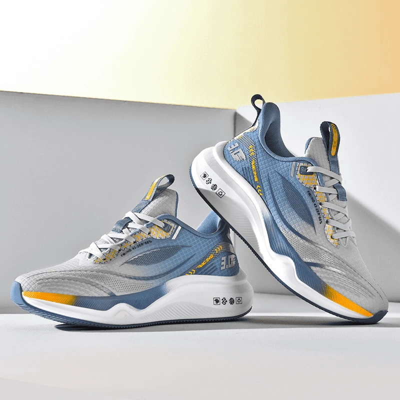 VANCAMEL/西域骆驼运动潮流耐磨防滑飞织百搭休闲跑步鞋9357减震