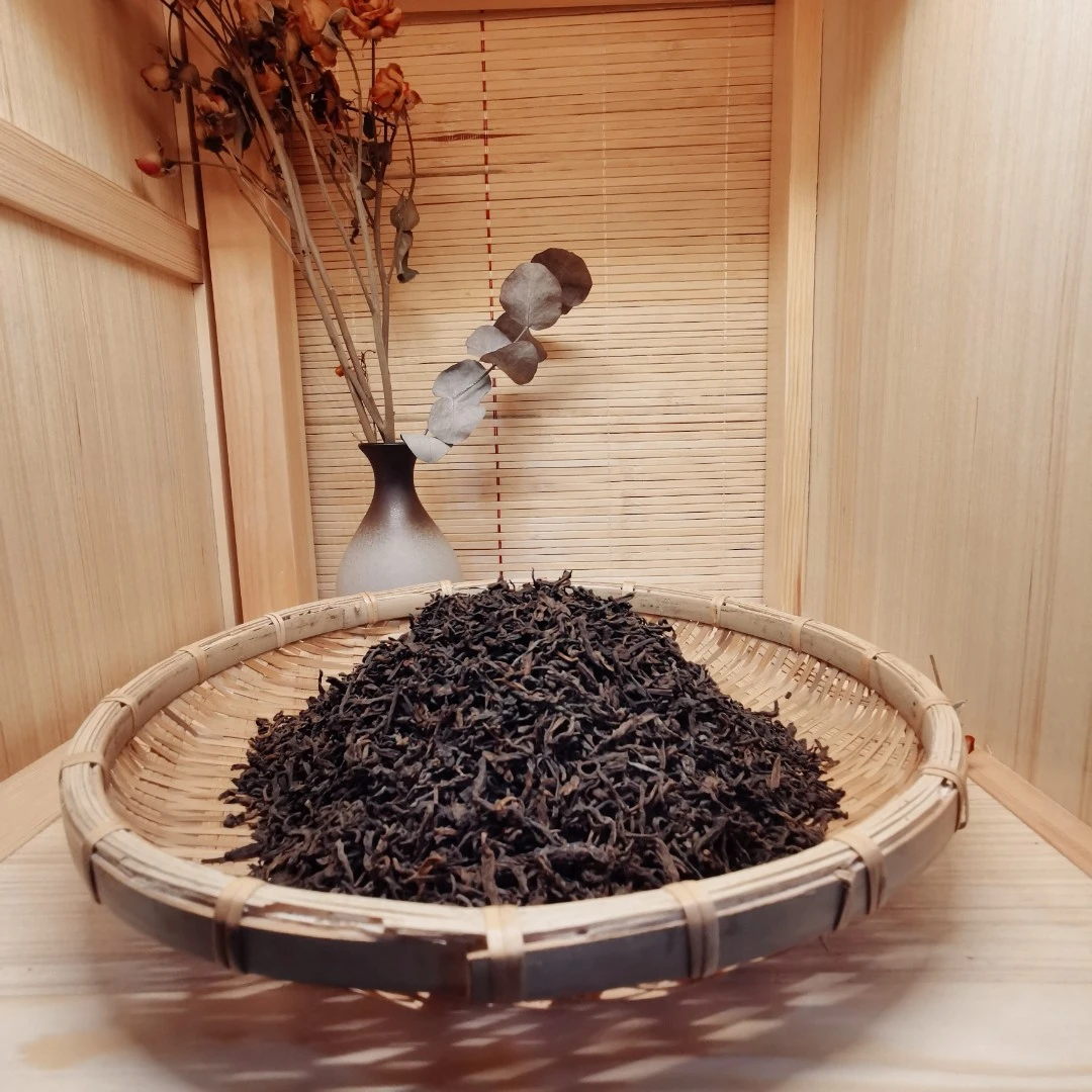 2016年贺开普洱熟茶散茶木箱离地发酵熟茶