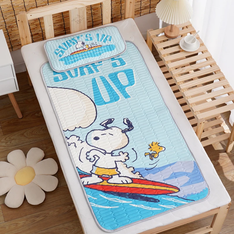 Snoopy/史努比儿童乳胶软凉席新生儿婴儿幼儿园午睡床垫透气冰丝