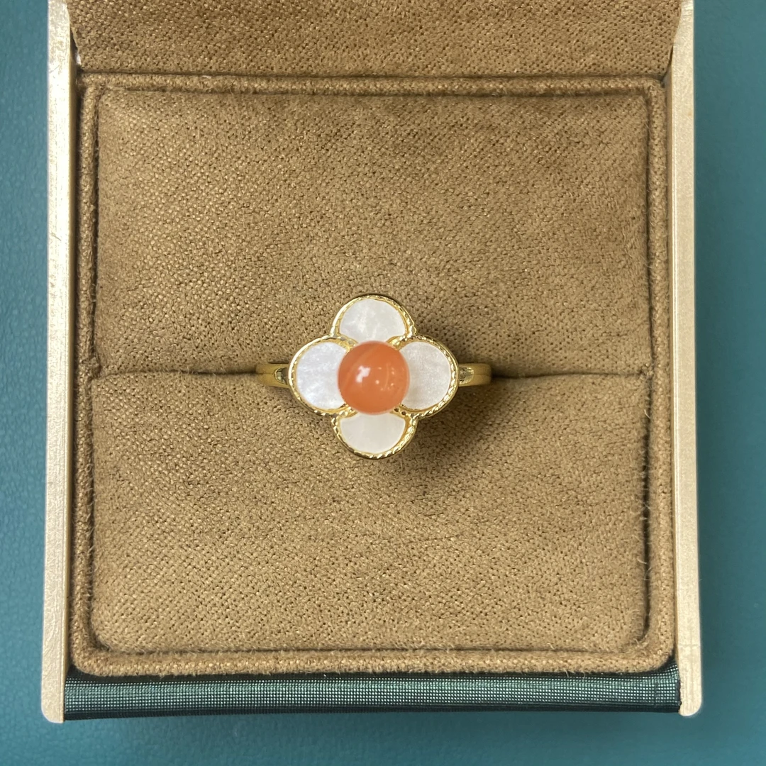 经典国风天然南红戒指562