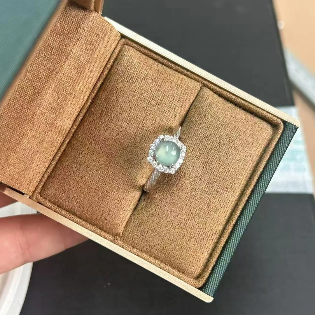 经典国风天然A货翡翠戒指541