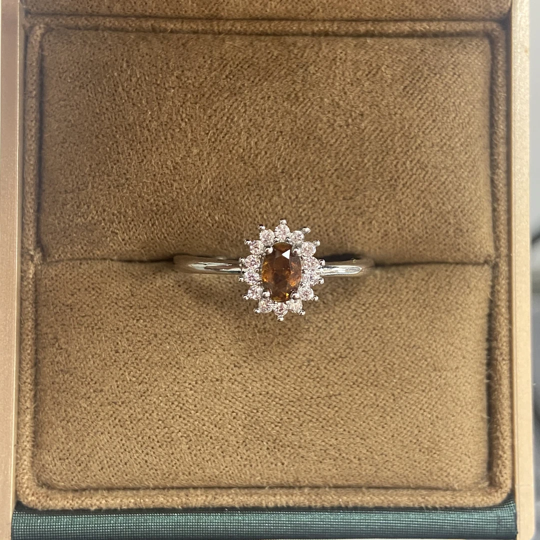 经典国风天然碧玺戒指550（多样性发一）