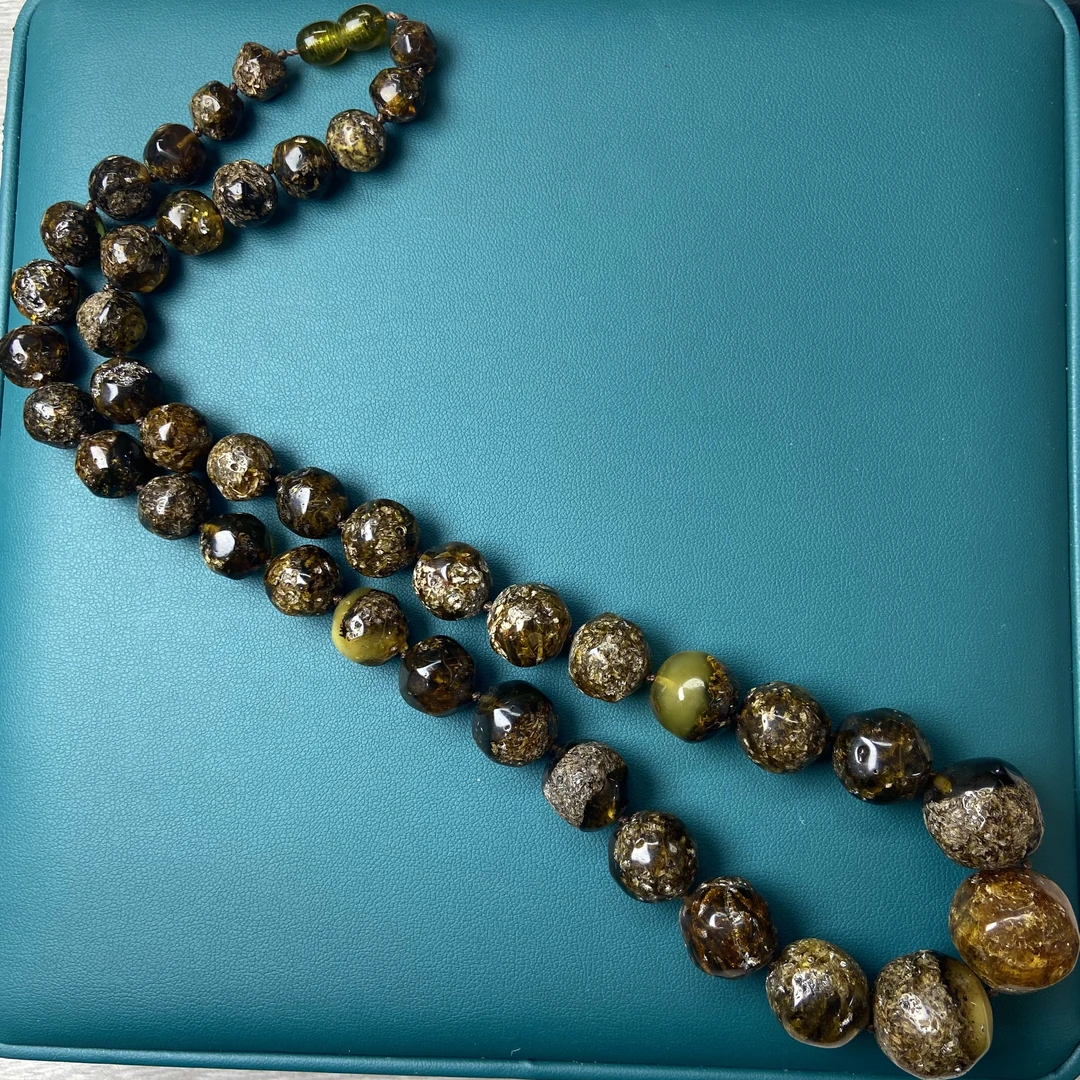 经典国风天然药珀塔链694（多样性发货）