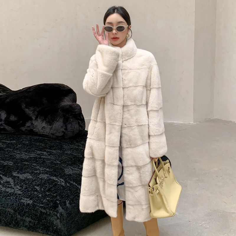 立领斜纹横排女装外套大衣ZD12Y023