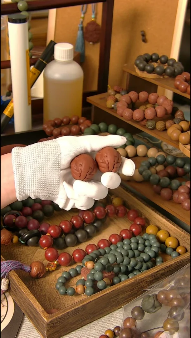 【闪购商品】大四合大象手把件一对