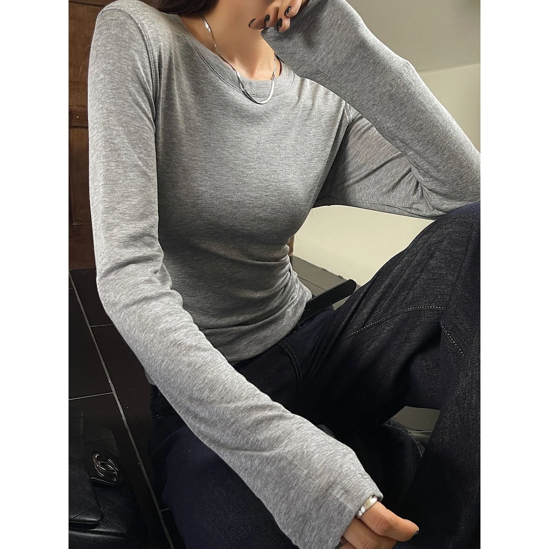 闰熙6-百搭显瘦版型 纯色长袖#6162