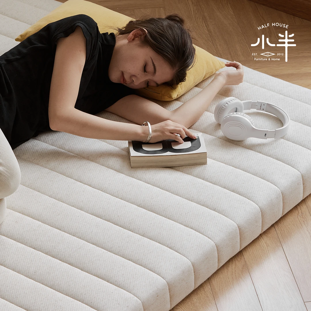 小半家具椰棕床垫10cm薄款棕榈偏硬睡感护脊1.8米家用天然席梦思