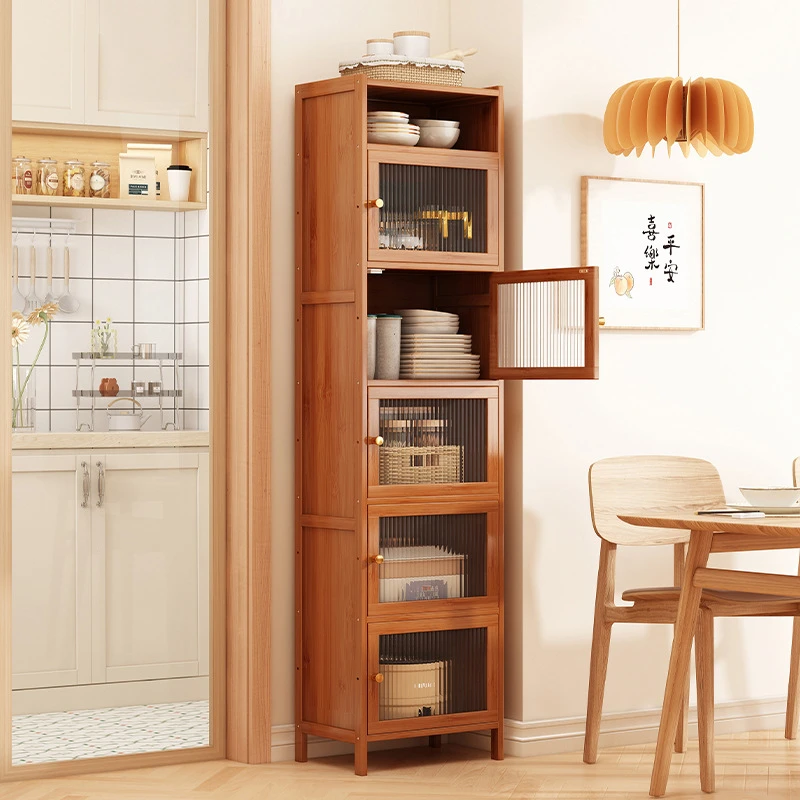 餐边柜转角夹缝加高窄款家用厨房置物架多功能茶水柜储物橱柜收纳