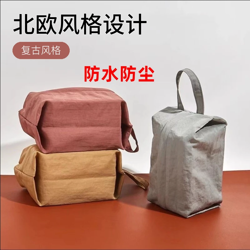 纯色款通用大众中式日式内衣收纳袋储物复古风家用简约内衣可折叠
