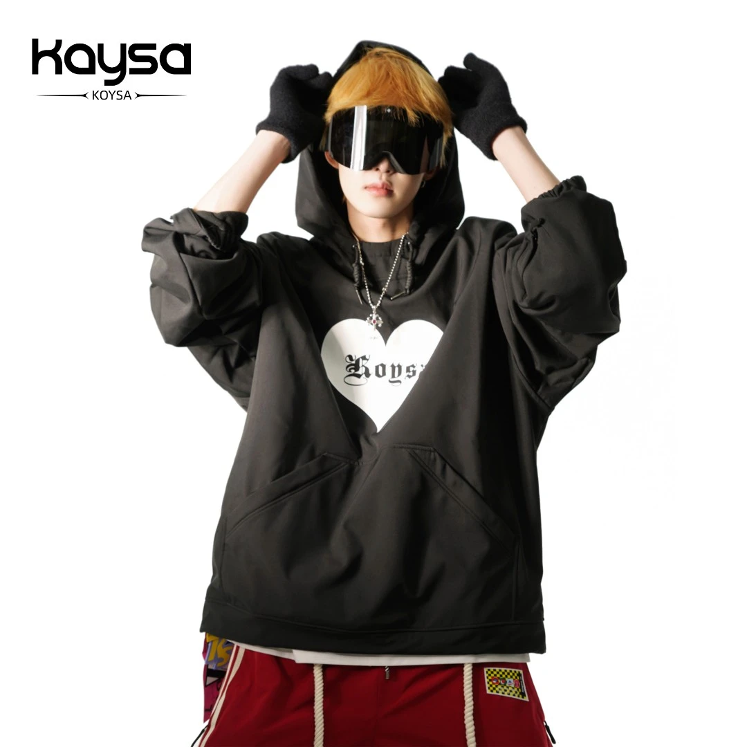 【Koysa】天使雪服耐磨ins印花上衣防风保暖潮流时尚宽松加绒滑雪服