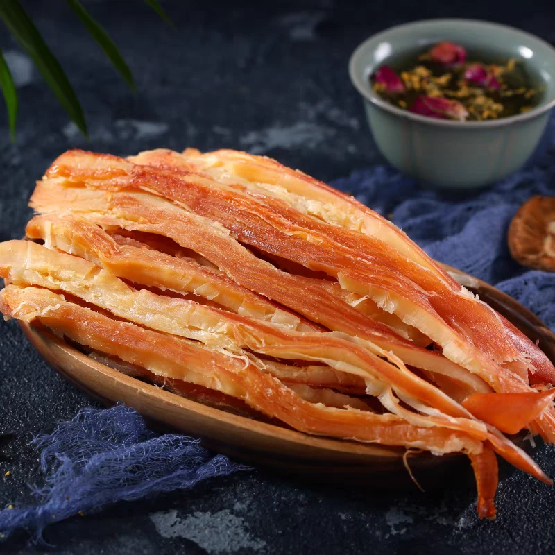 广西北海鲜味特产风琴手撕鱿鱼500g条柔软鲜即食开袋捕捞劲道嚼劲