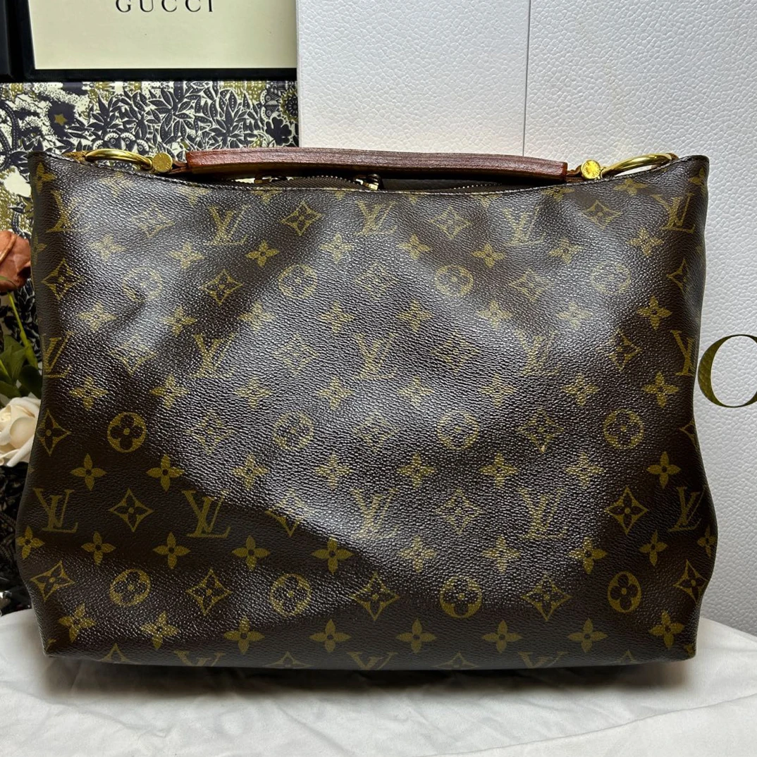 95新 LouisVuitton/路易威登 老花sully经典复古单肩包